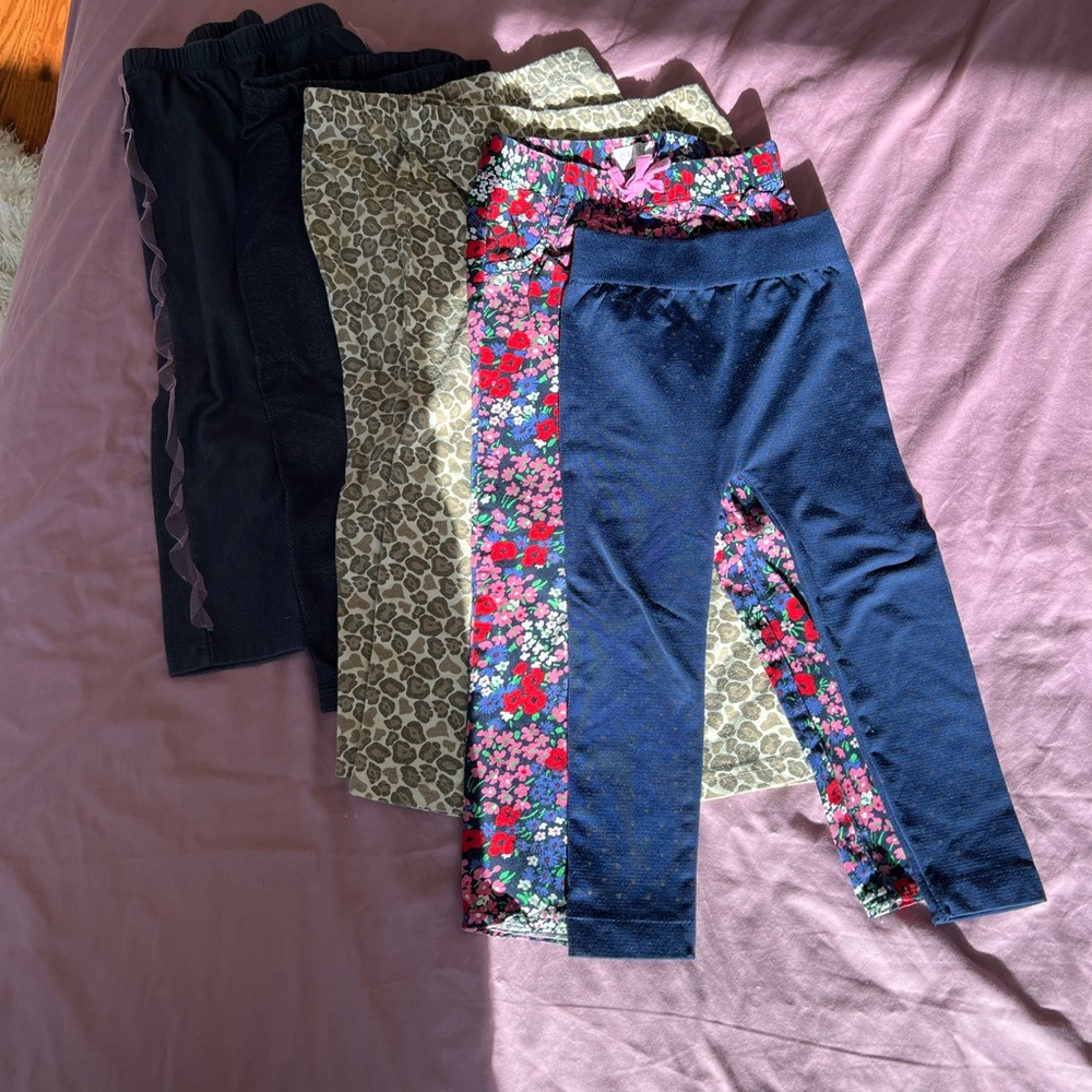 4T Legging Stretchy Pants Bundle